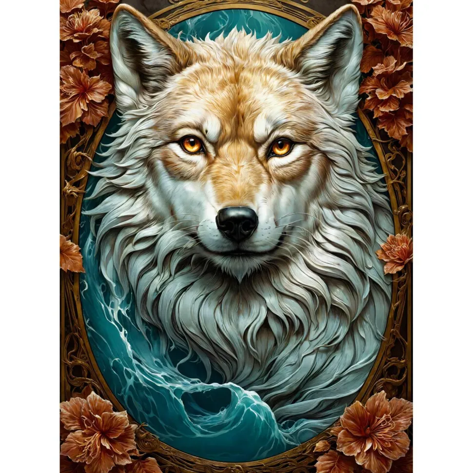 Puzzle 1000 Pièces : Le Loup - EnjoyPuzzle
