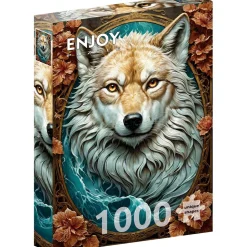 Puzzle 1000 Pièces : Le Loup - EnjoyPuzzle