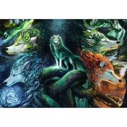 Puzzle 7000 pièces : Le loup au cœur des éléments - Ravensburger