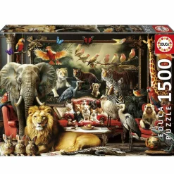Puzzle 1500 pièces : LE MANOIR DES ANIMAUX - Educa