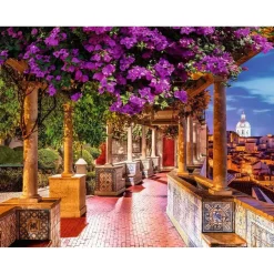 Puzzle 2000 pièces : Le mirador de Santa Luzia, Lisbonne - Nathan