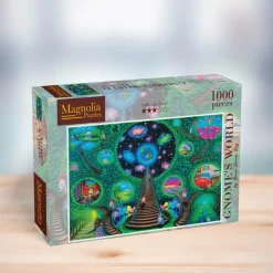 Puzzle 1000 pièces : Le Monde des Gnomes - Édition Spéciale Becca Lennon Ray - Magnolia