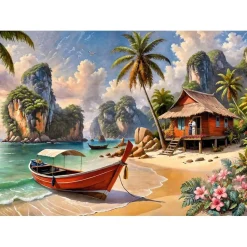 Puzzle 1000 pièces : Le paradis thaïlandais - CherryPazzi