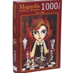 Puzzle 1000 pièces : Le Pari de la Reine - Romi Lerda - Edition Spéciale - Magnolia