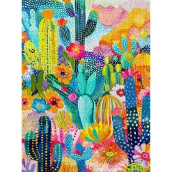Puzzle 1000 pièces : Le Pays des Cactus - EnjoyPuzzle