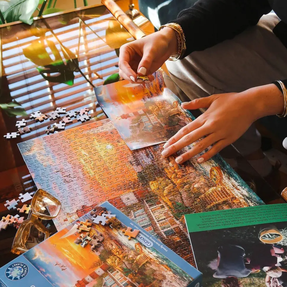 Puzzle 500 pièces : Île Phare - Gibsons