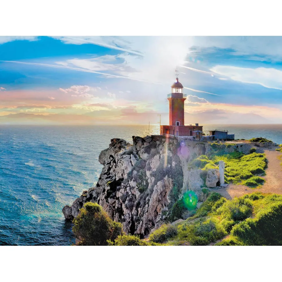 Puzzle 1000 pièces : Le phare de Melagavi - Trefl