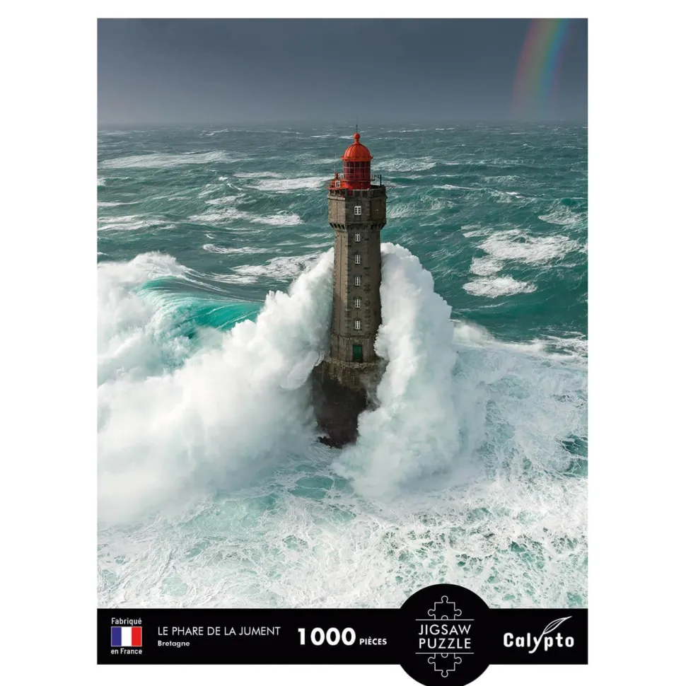 Puzzle 1000 pièces : Le Phare de la Jument, Bretagne - Sentosphère