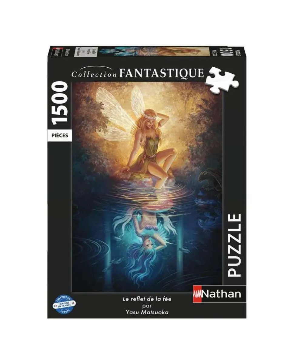 Puzzle 1500 pièces : Le reflet de la fée - Nathan