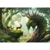 Puzzle 3000 pièces - Le réveil du dragon de la forêt - Ravensburger