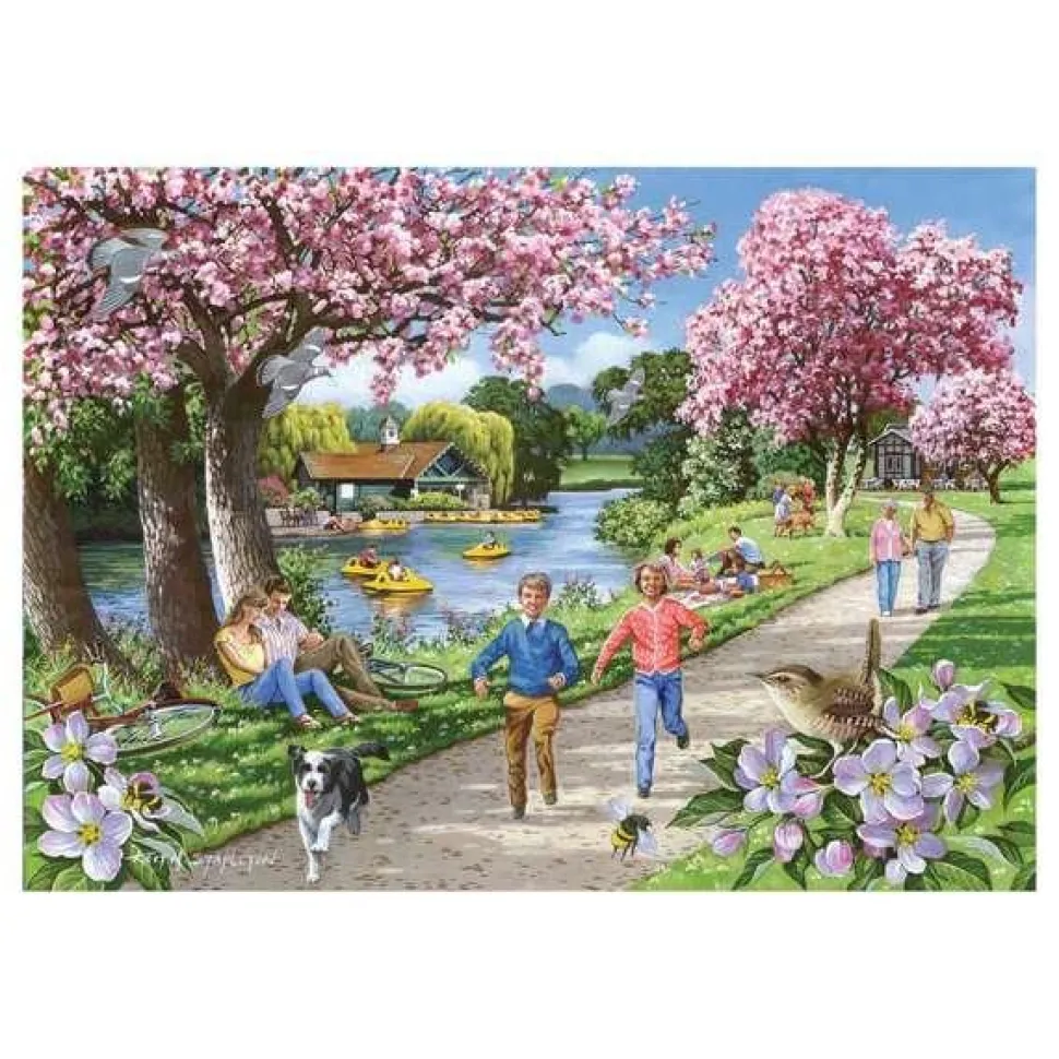 Puzzle 1000 pièces : Le temps des pommiers en fleurs - The House Of Puzzle