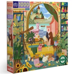 Puzzle 1000 pièces : Lecture Et Détente - Eeboo