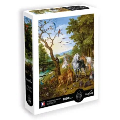 Puzzle 1000 pièces : L'entrée des animaux dans l'Arche de Noé, Jan Brueghel l'Ancien - Sentosphère