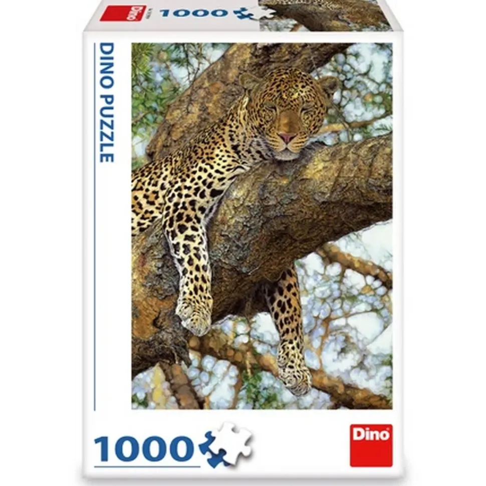 Puzzle 1000 pièces : Leopard - Dino
