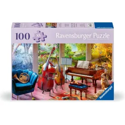 Puzzle 100 pièces : Les 4 Saisons en musique - Ravensburger