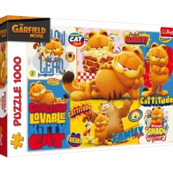 Puzzle 1000 pièces : Les Aventures de Garfield - Trefl