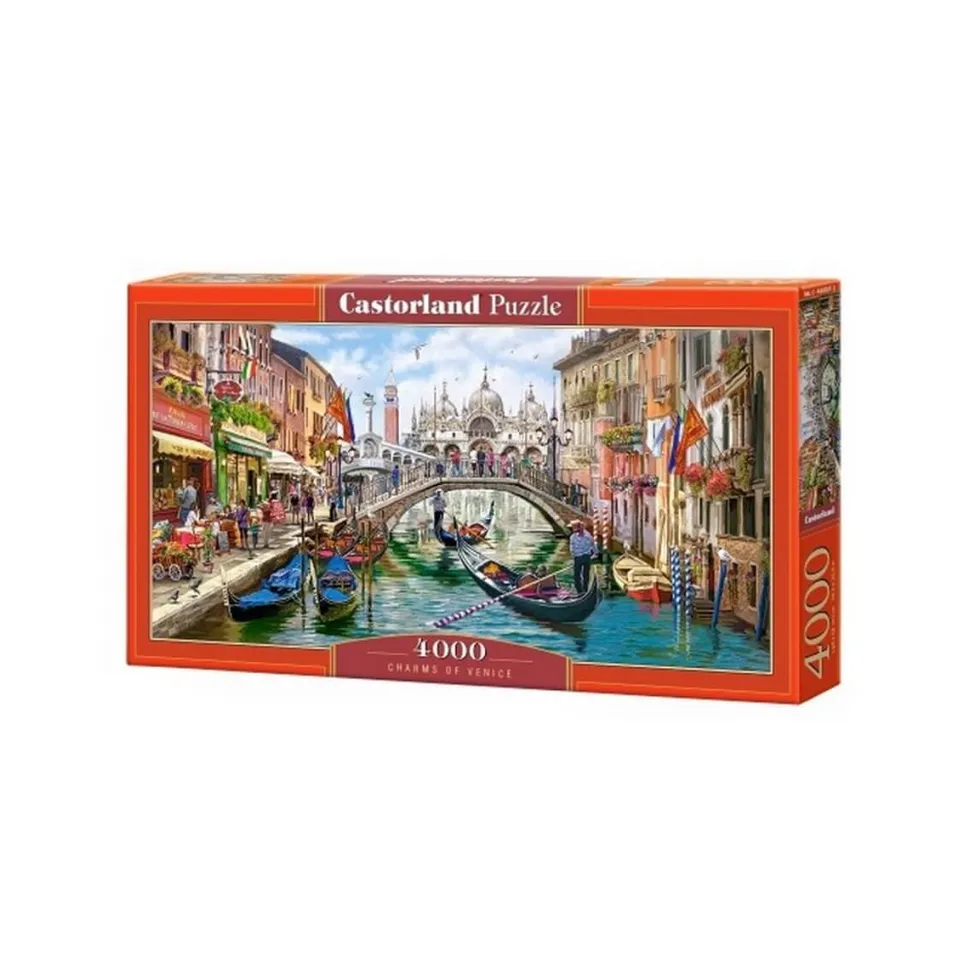 Puzzle 4000 pièces : Les charmes de Venise - Castorland