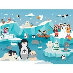 Puzzle 36 pièces : Les Esquimaux - Sentosphère