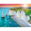 Puzzle 1000 pièces : Les Falaises d'Etretat - Nathan