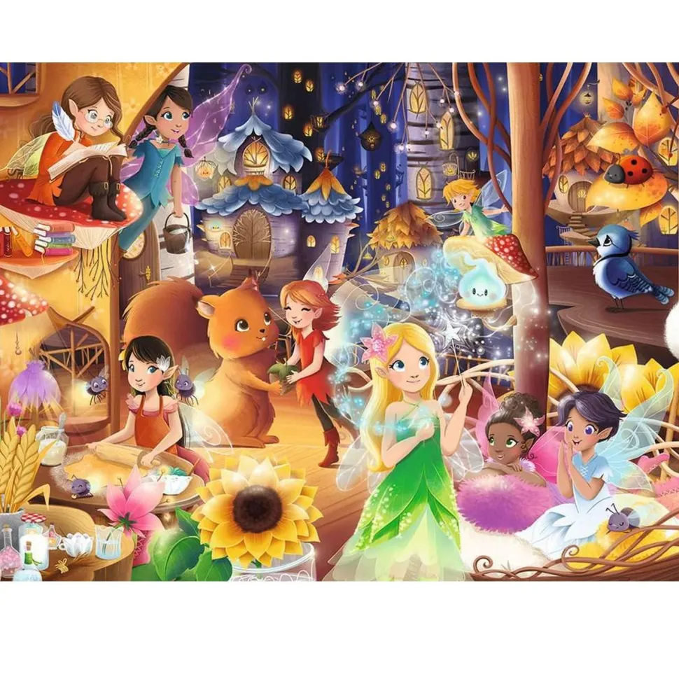 Puzzle 100 pièces : les fées - Nathan