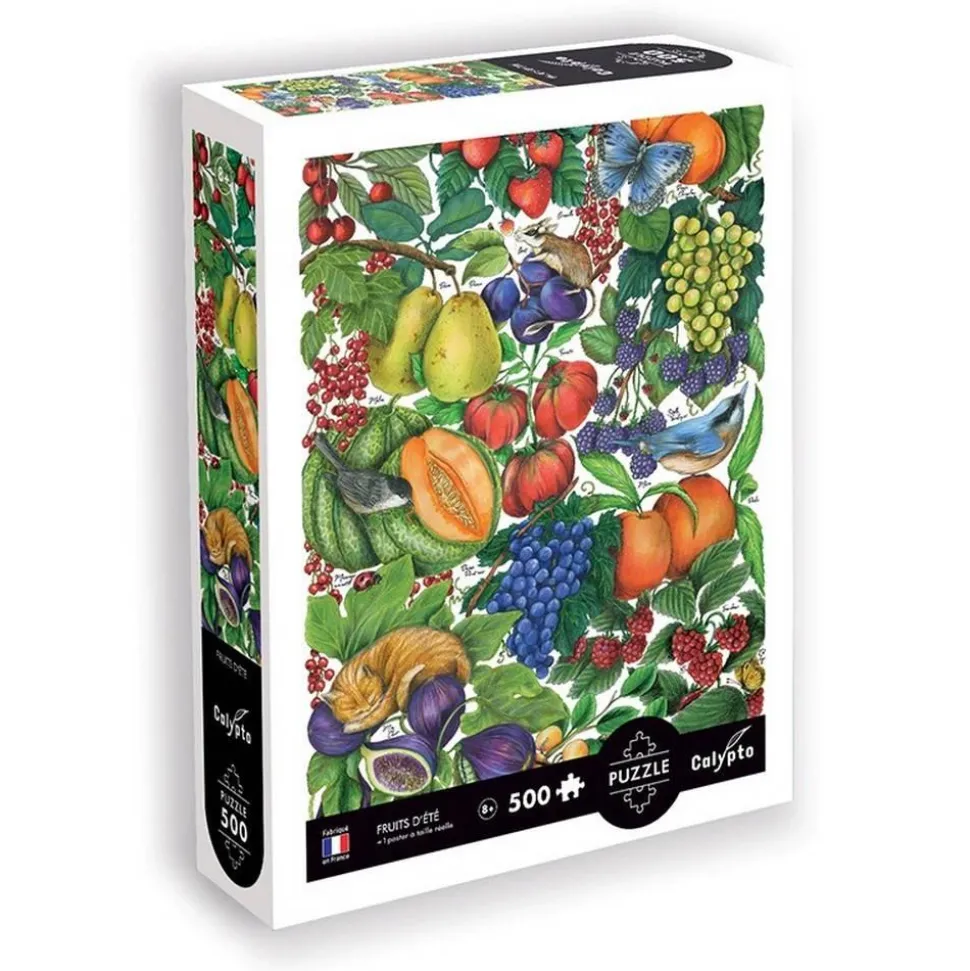 Puzzle 500 pièces : Les Fruits d'Eté - Sentosphère