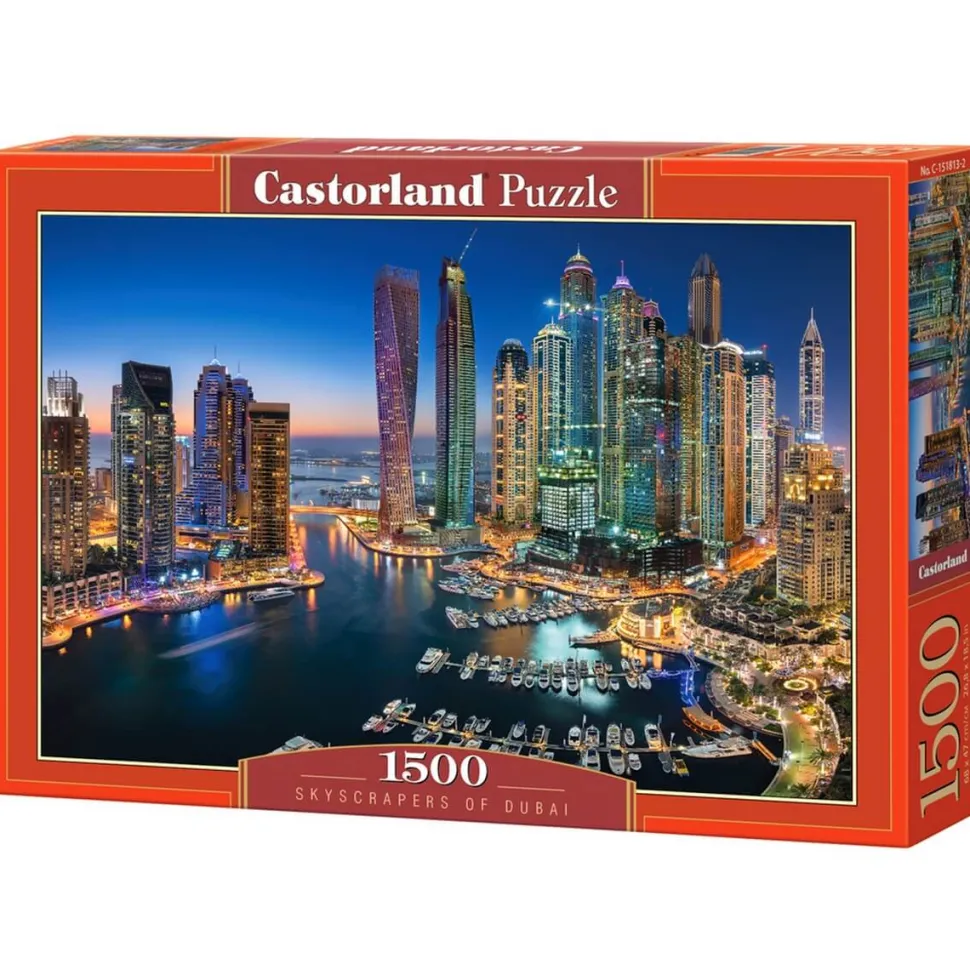 Puzzle 1500 pièces : Les grattes-ciel de Dubaï - Castorland