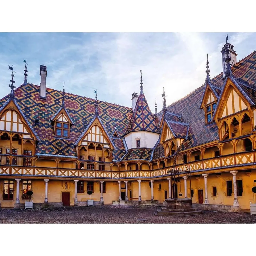 Puzzle 1000 pièces : Les hospices de Beaune - Des racines et des ailes - Nathan