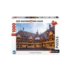 Puzzle 1000 pièces : Les hospices de Beaune - Des racines et des ailes - Nathan