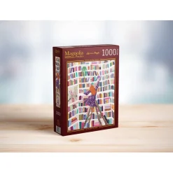 Puzzle 1000 Pièces : Les Livres sont Mes Amis - Magnolia