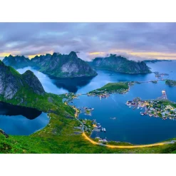 Puzzle 1000 Pièces : Îles Lofoten - Norvège - EnjoyPuzzle