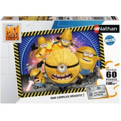 Puzzle 60 pièces : Les Mega Minions - Moi Moche et Méchant 4 - Nathan