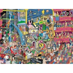 Puzzle 1000 pièces : Les Meilleures Comédies Musicales - Heye