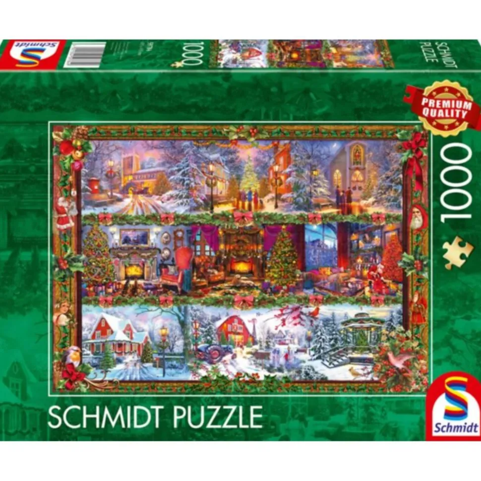 Puzzle 1000 pièces : Les merveilles de Noël - Schmidt