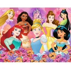 Puzzle 45 pièces : Les princesses Disney - Nathan