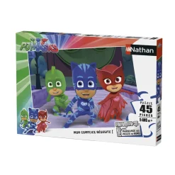 Puzzle 45 pièces : Les Pyjamasques - Nathan