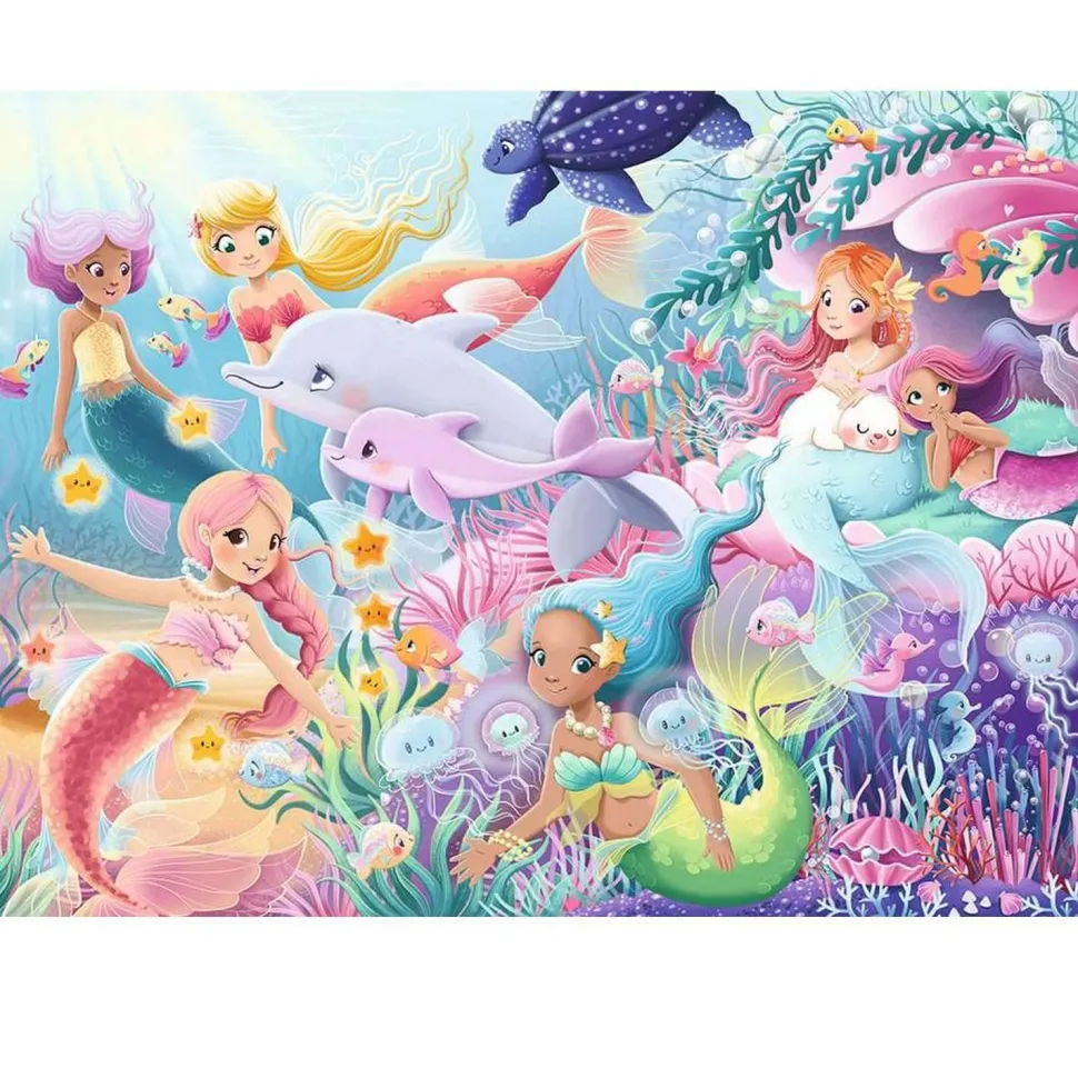 Puzzle 60 pièces : Les sirènes - Nathan