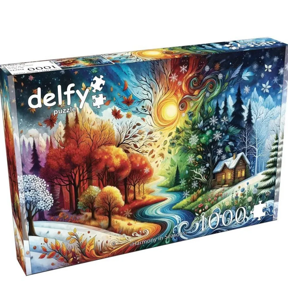 Puzzle 1000 pièces : L'HARMONIE DES SAISONS - JaCaRou