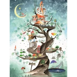 Puzzle 1000 pièces : L'Histoire d'un Arbre - Nihal Çifter - Edition Spéciale - Magnolia