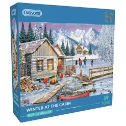 Puzzle 1000 pièces : L'hiver à la cabane - Gibsons