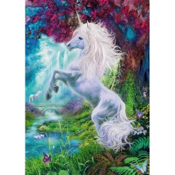 Puzzle 60 pièces : Licorne dans un jardin enchanté - Schmidt