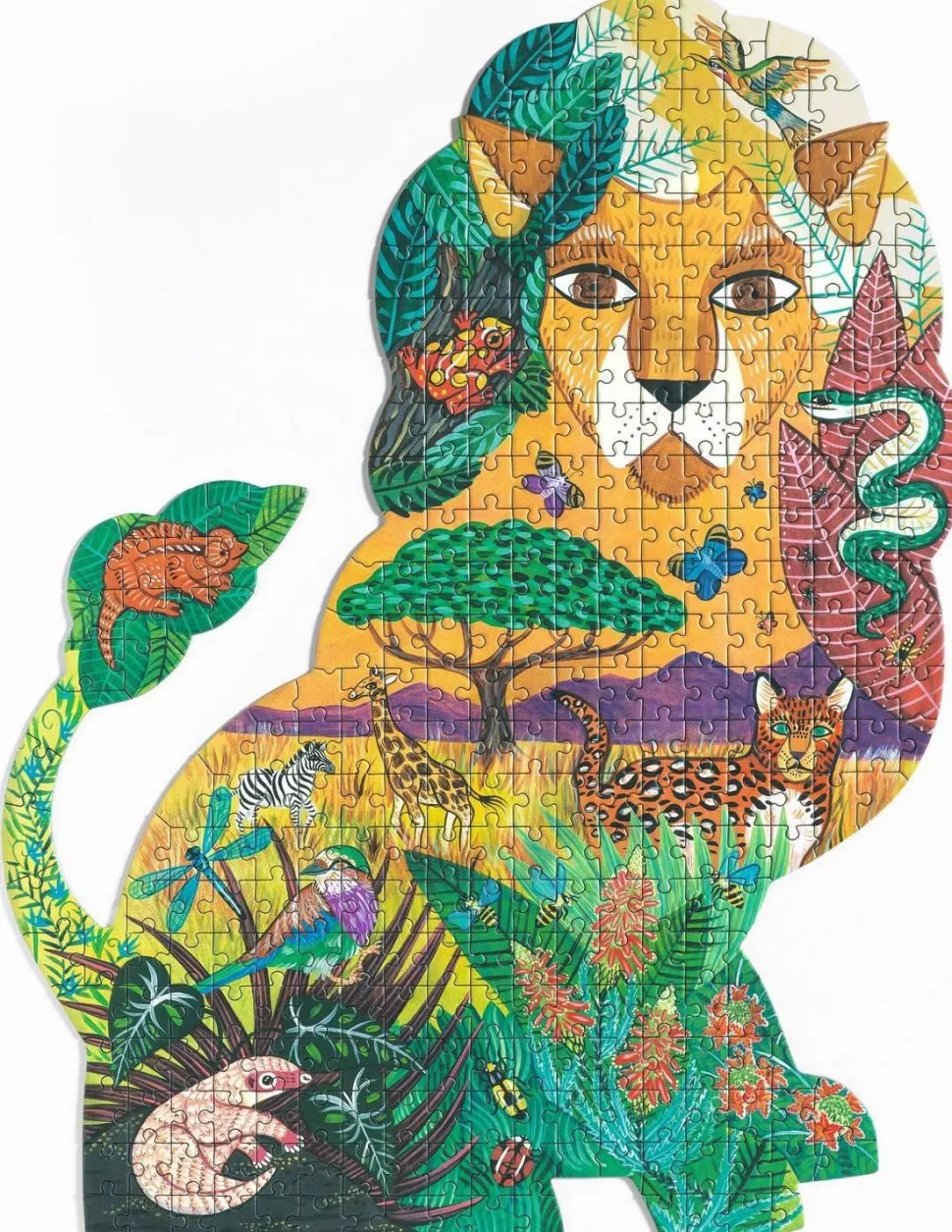 Puzzle 350 pièces : Lion - Djeco