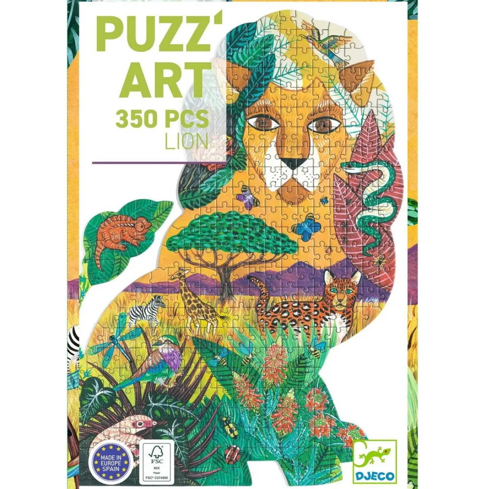 Puzzle 350 pièces : Lion - Djeco