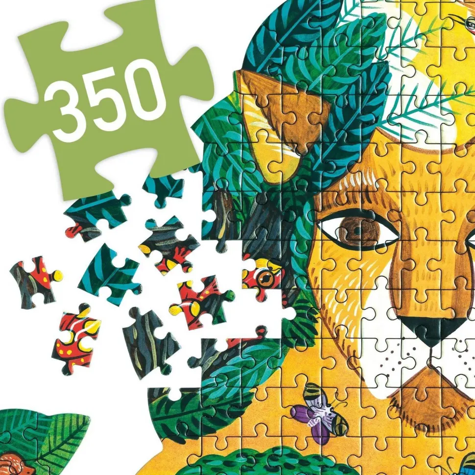 Puzzle 350 pièces : Lion - Djeco