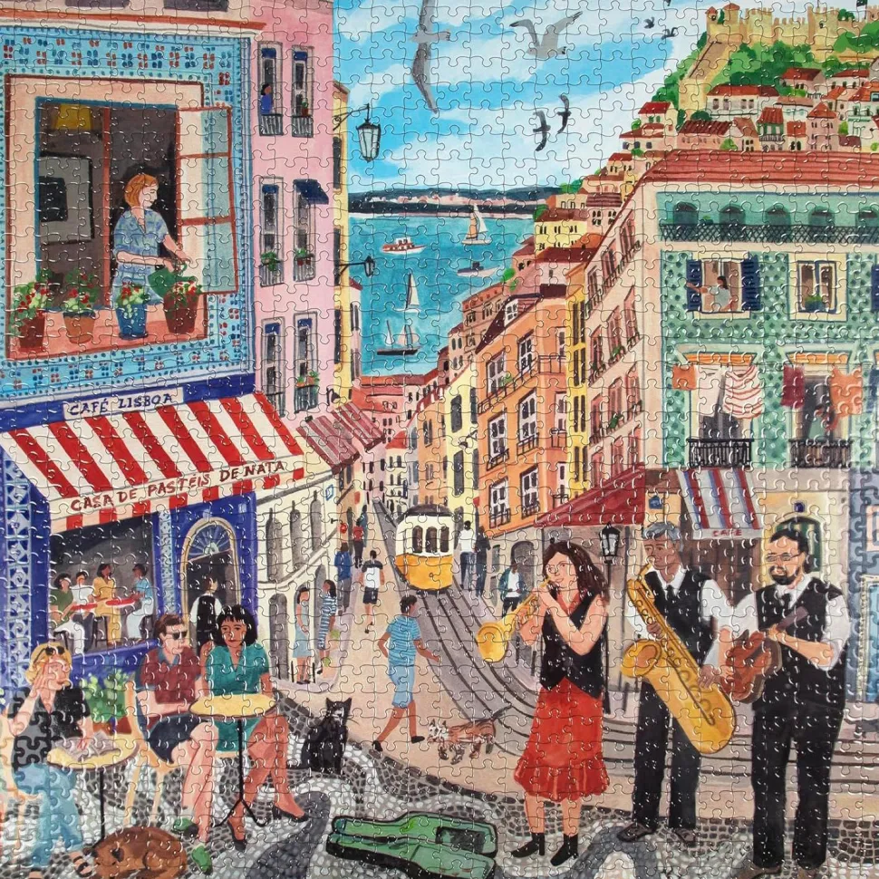 Puzzle 1000 pièces : Lisbonne - Eeboo