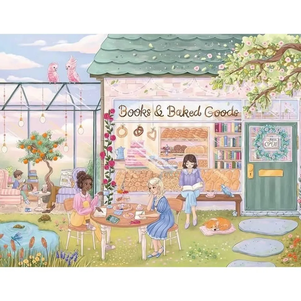 Puzzle 1000 pièces : Livres et Pâtisseries - Reverie Puzzle