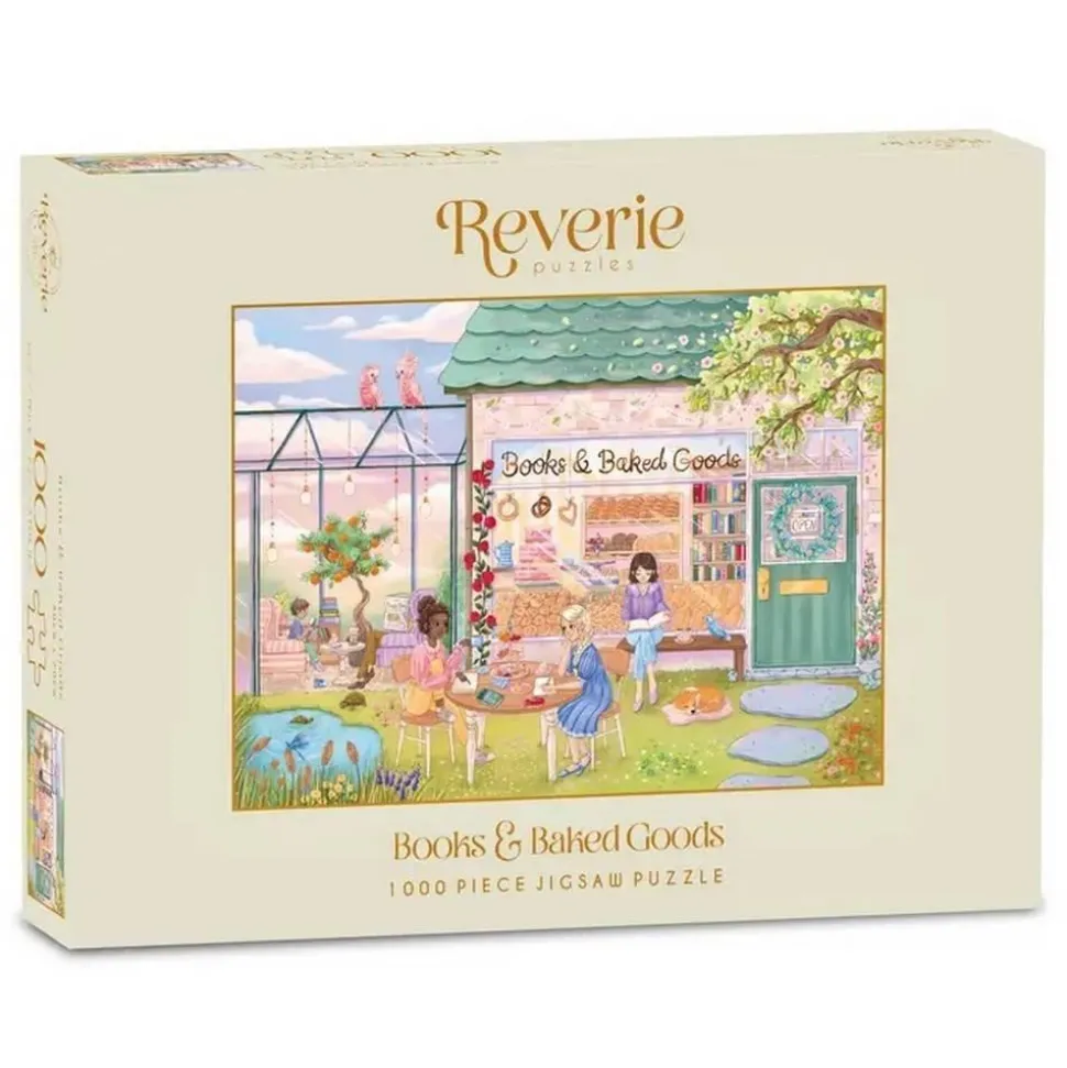 Puzzle 1000 pièces : Livres et Pâtisseries - Reverie Puzzle