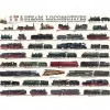 Puzzle 1000 pièces : Locomotives à vapeur - Eurographics