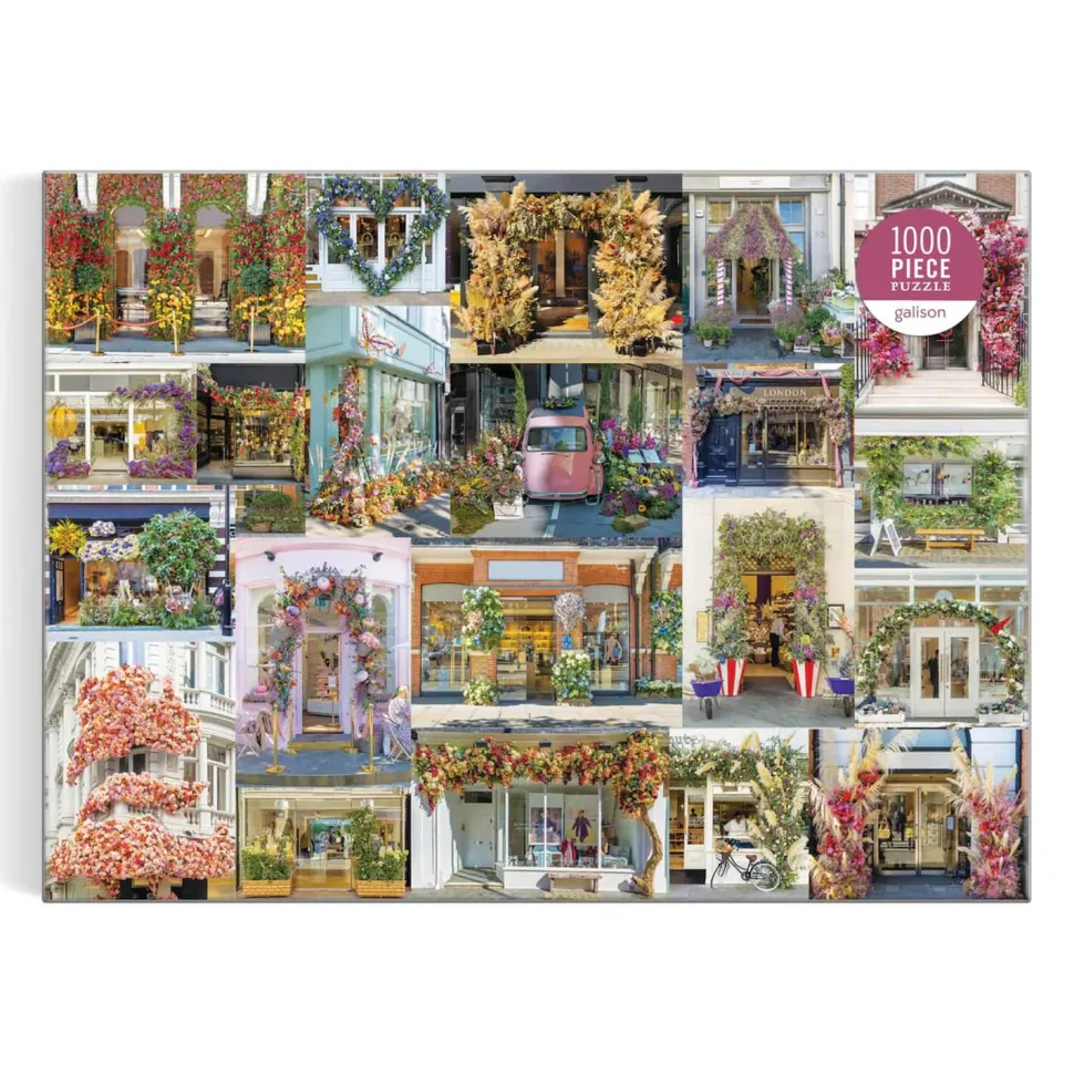 Puzzle 1000 pièces : Londres en fleurs - Galison