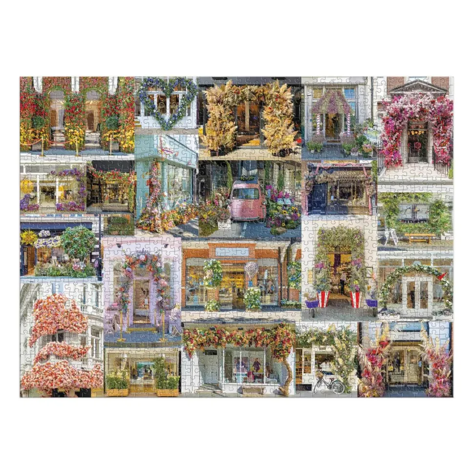 Puzzle 1000 pièces : Londres en fleurs - Galison