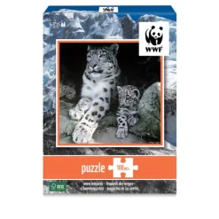 Puzzle 100 pièces : Léopards - WWF